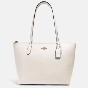 New with tags Cream Coach Tote Bag